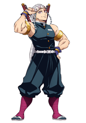 This is the Avatar Image for the tengen uzui AI Voice and Text to Speech Generator